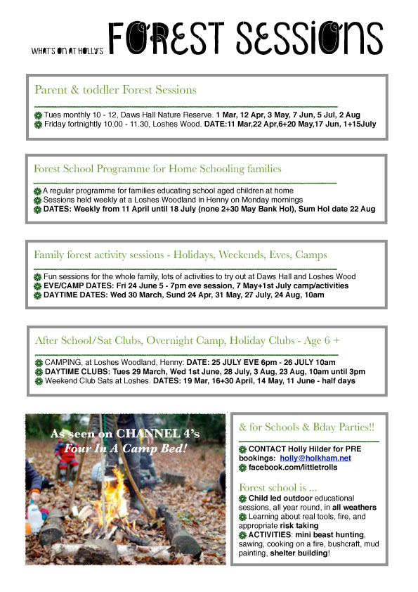 Holly forest sessions